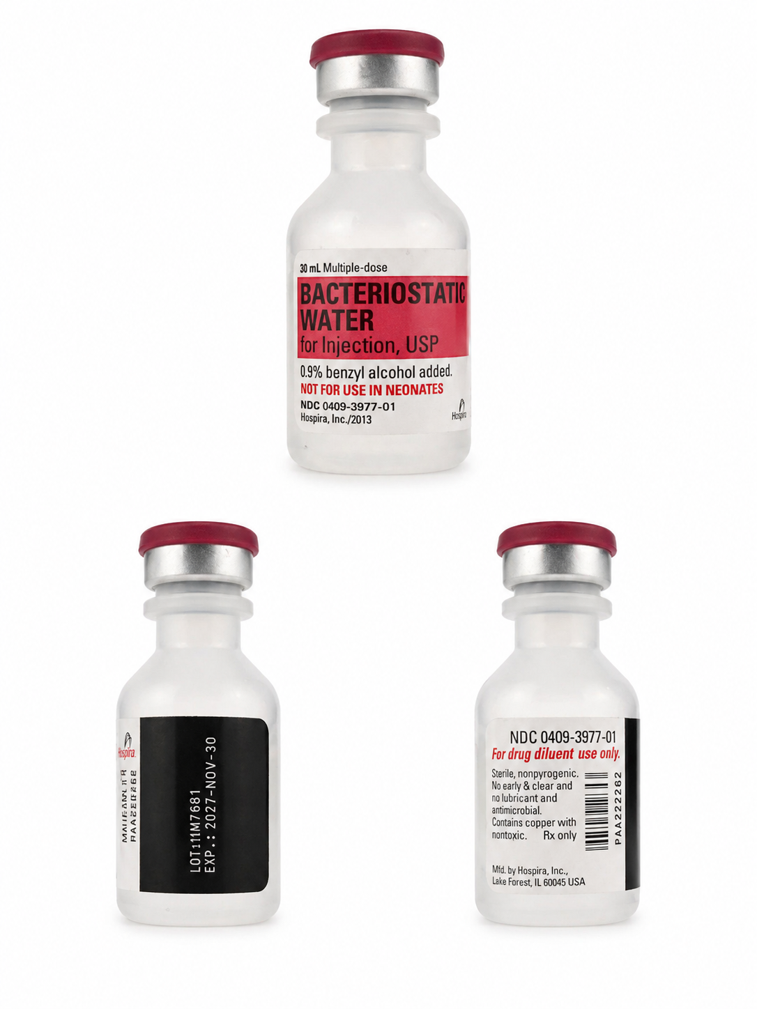 Hospira Bacteriostatic Water 30mL