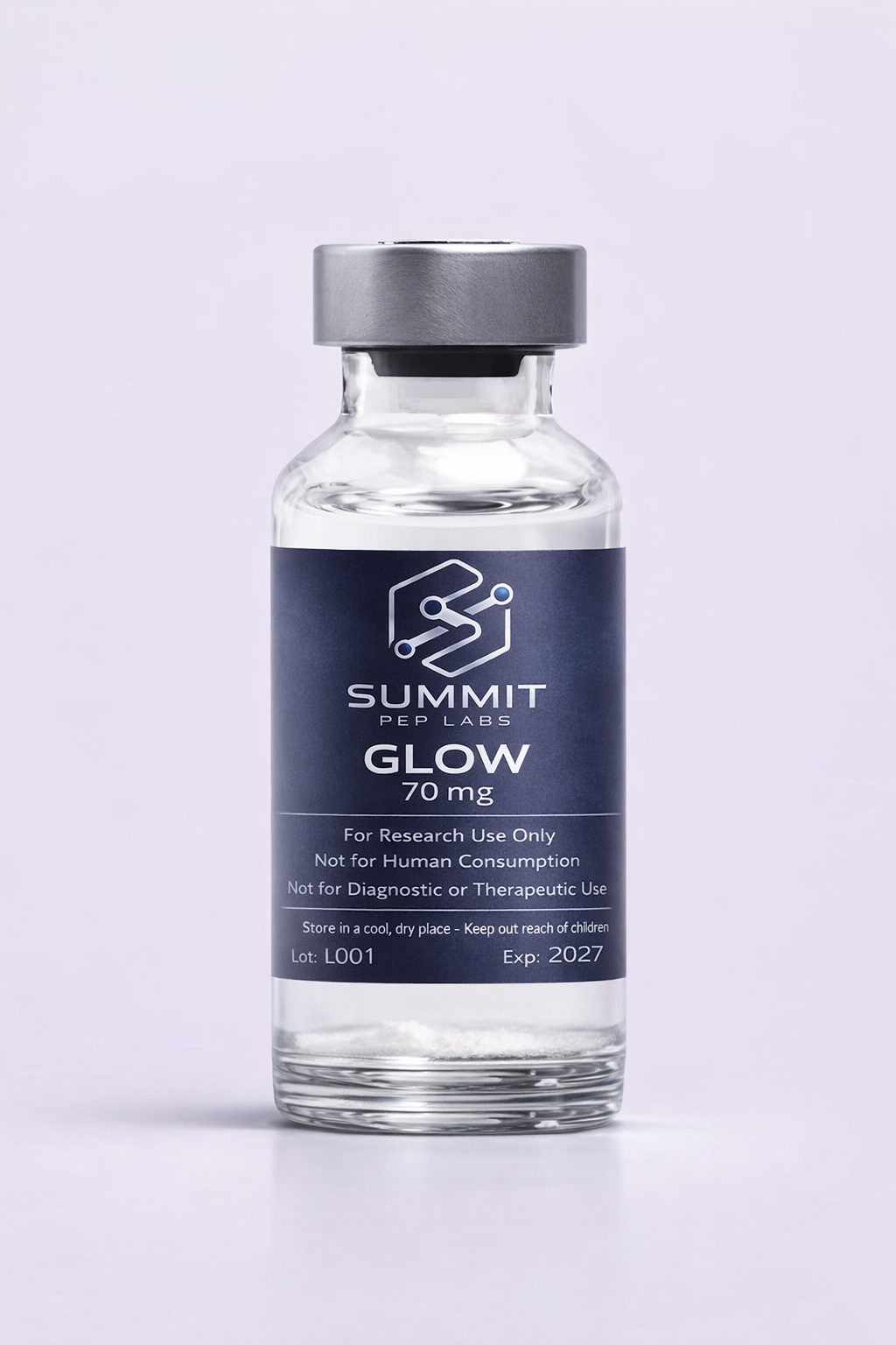 GLOW 70mg Glow 70mg (BPC-157 / TB-500 / GHK-Cu Blend)
