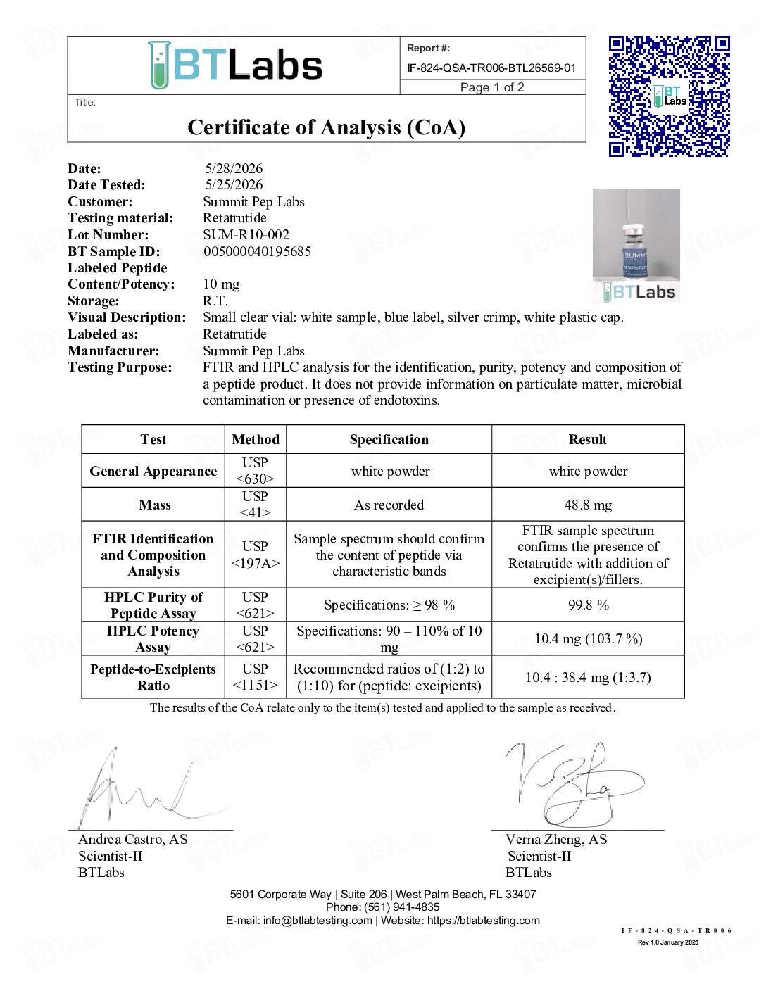 Retatrutide-SUM-R10-002_signed Retatrutide 10mg - Research Grade Peptide - Image 2