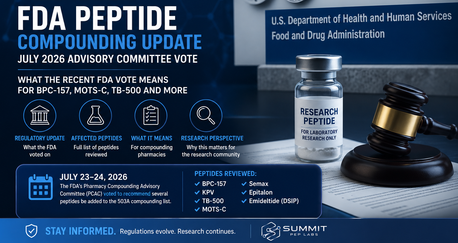 FDA Peptide Compounding Update
