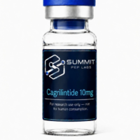 Cagrilintide research grade lyophilized peptide vial – long-acting amylin analogue ≥99% purity by Summit Pep Labs